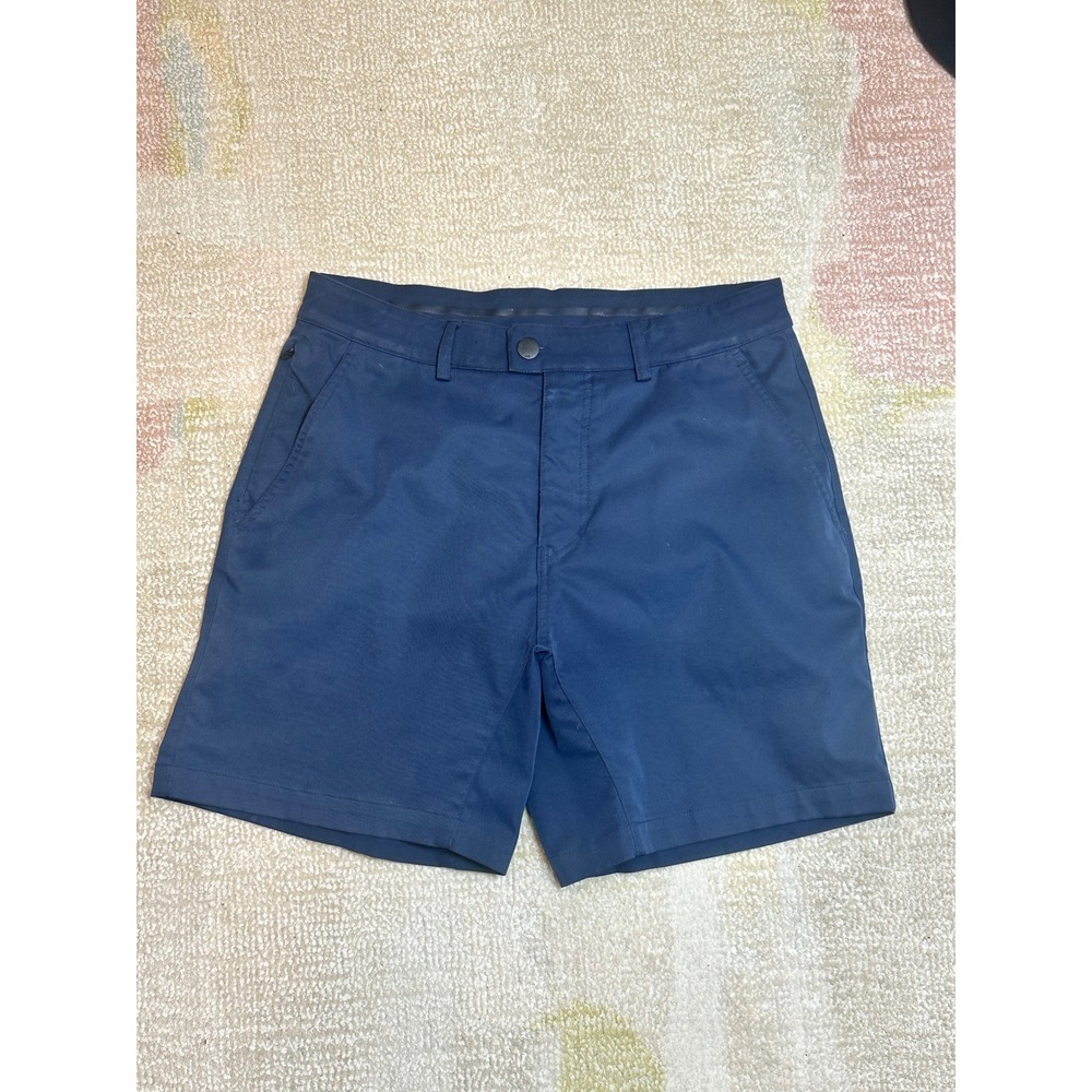 Myles Apparel Tour Shorts Mens 33 Navy 7 Inch Inseam Tech Stretch Golf Travel